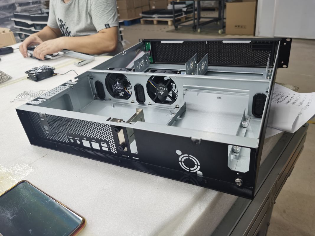 Custom Sheet Metal Bending Fabrication Aluminum Network Cabinet Computer Case Gaming PC Case