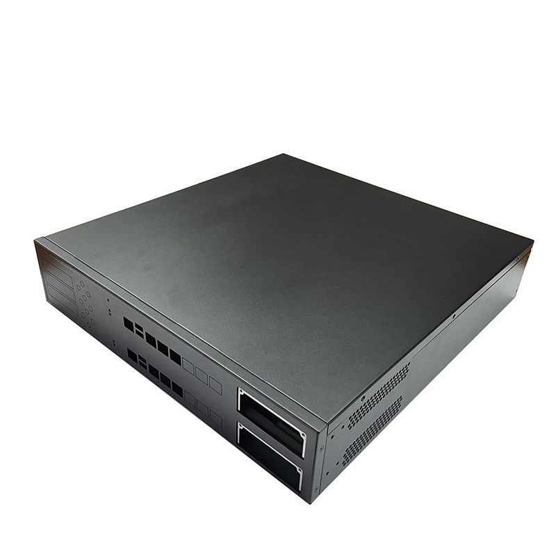 12 Bay 16 Bay Rackmount Gpu Custom Server Chassis Black Powder Sprayed Housing Switch
