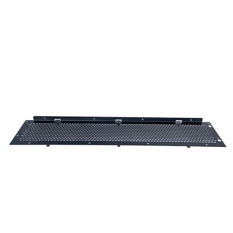 Steel Aluminum Sheet Metal Fabrication Design 1U 2U 3U 4U 19 Inch Rack Vented Blanking Panel Metal Case Box