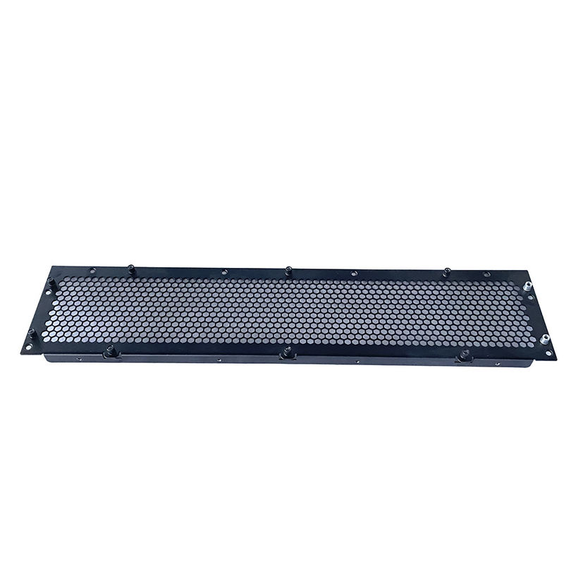 Steel Aluminum Sheet Metal Fabrication Design 1U 2U 3U 4U 19 Inch Rack Vented Blanking Panel Metal Case Box