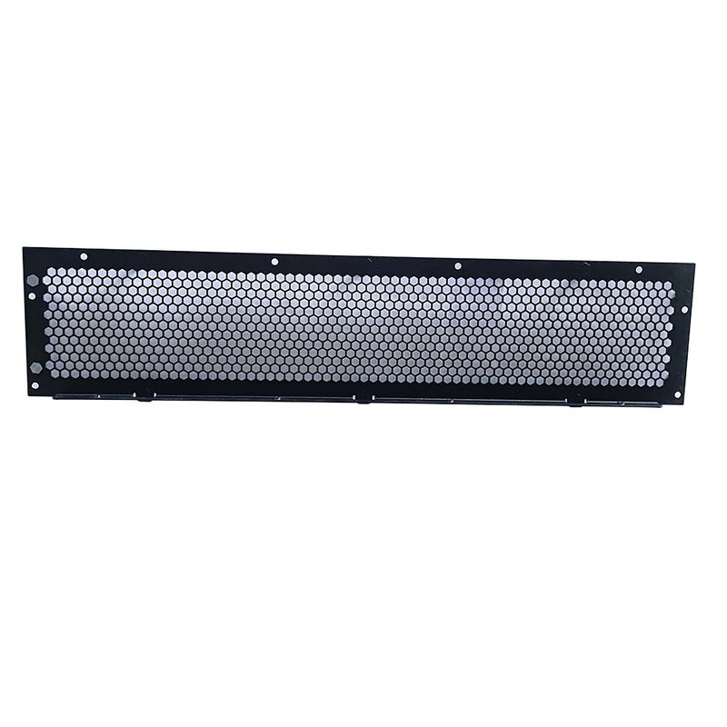 Steel Aluminum Sheet Metal Fabrication Design 1U 2U 3U 4U 19 Inch Rack Vented Blanking Panel Metal Case Box