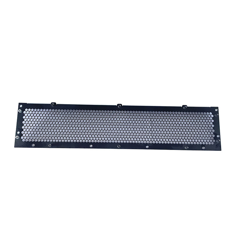 Steel Aluminum Sheet Metal Fabrication Design 1U 2U 3U 4U 19 Inch Rack Vented Blanking Panel Metal Case Box