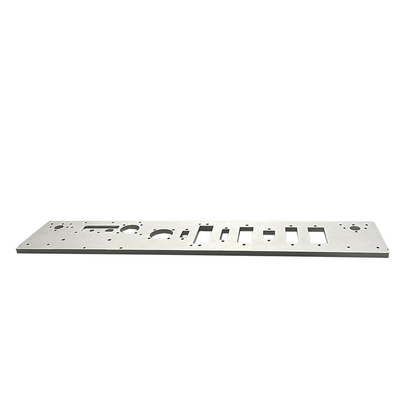Online Custom  Aluminum Sheet Metal Fabrication Panel Anode Sandblasting Stamping Motor Spare Parts