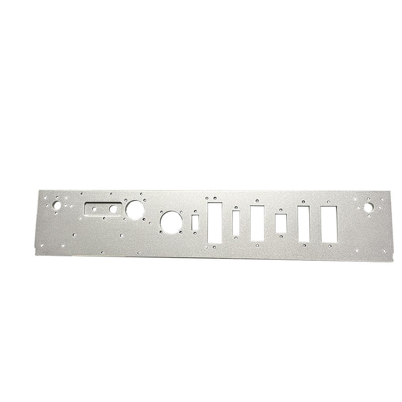 Online Custom  Aluminum Sheet Metal Fabrication Panel Anode Sandblasting Stamping Motor Spare Parts