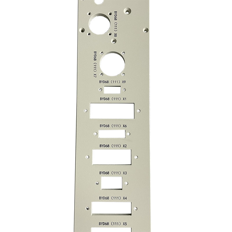 Online Custom  Aluminum Sheet Metal Fabrication Panel Anode Sandblasting Stamping Motor Spare Parts