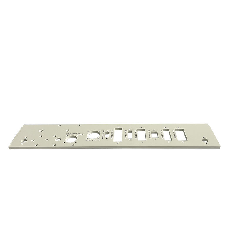 Online Custom  Aluminum Sheet Metal Fabrication Panel Anode Sandblasting Stamping Motor Spare Parts