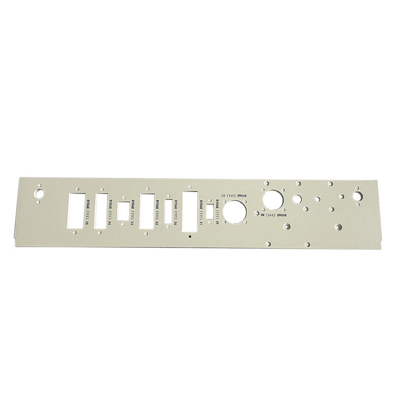 Online Custom  Aluminum Sheet Metal Fabrication Panel Anode Sandblasting Stamping Motor Spare Parts